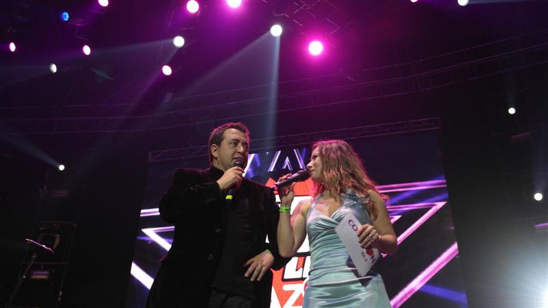 Leo Caprile y Evelyn Bravo