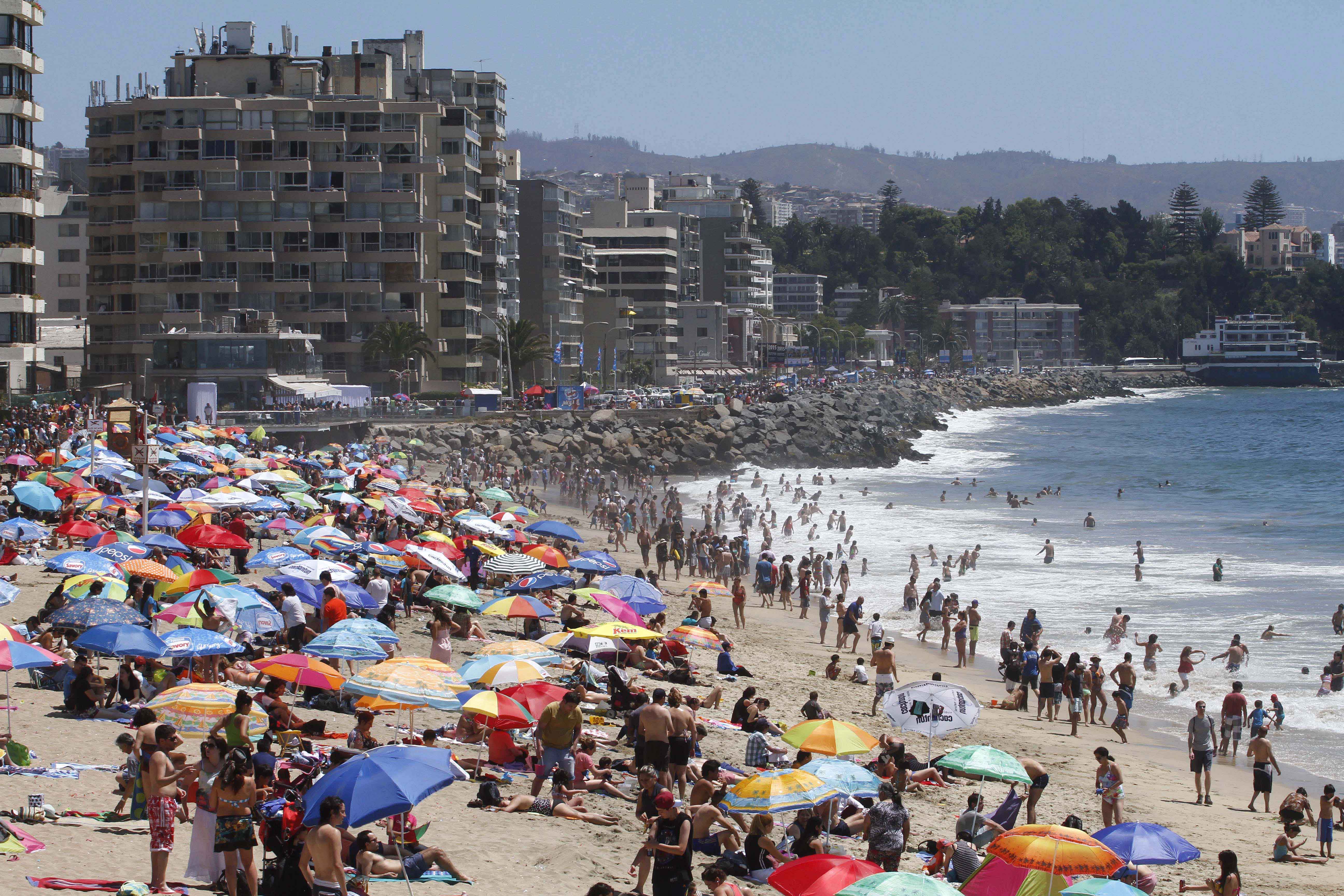 Turismo en Viña del Mar en primer feriado del año