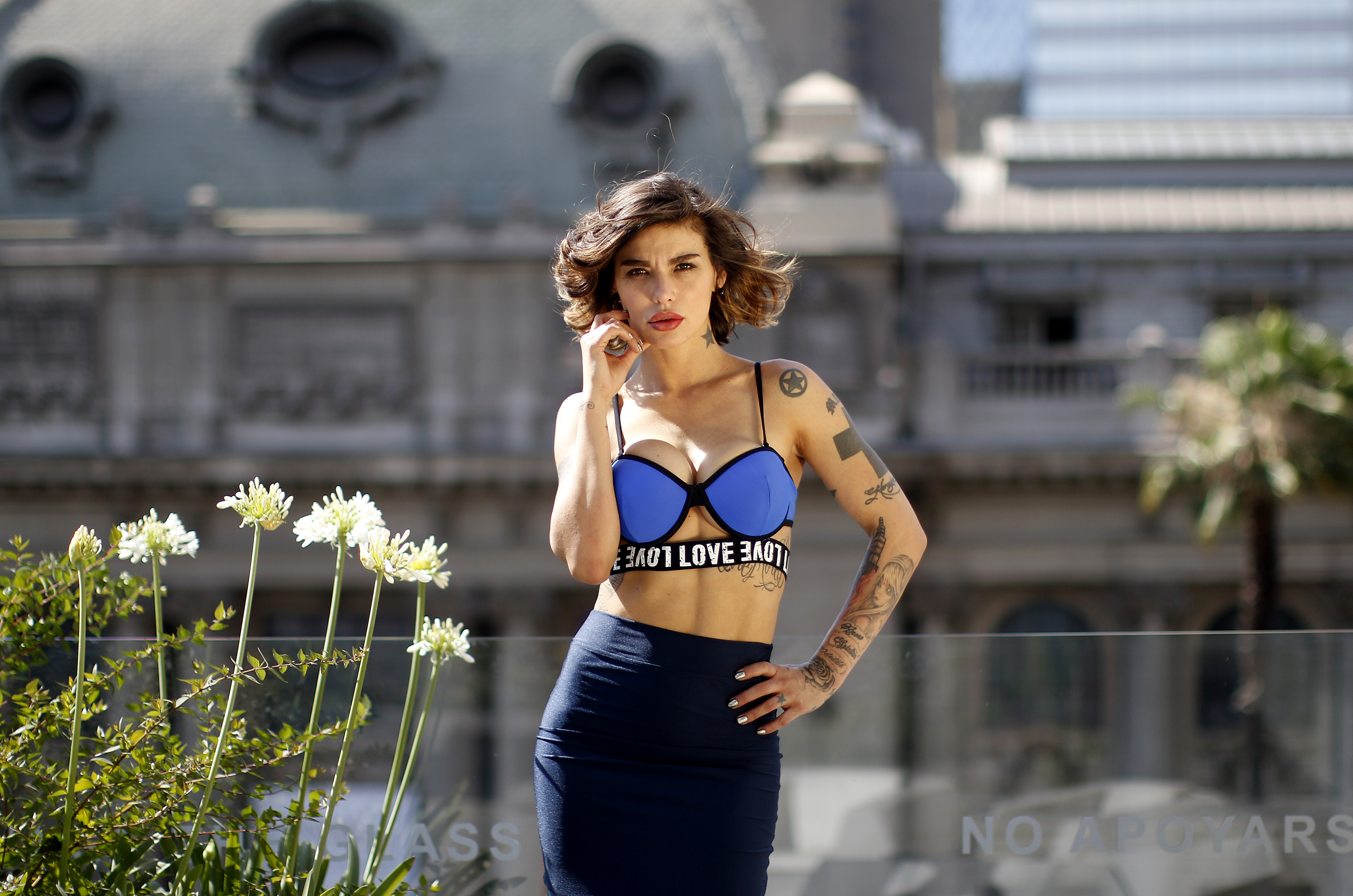 24 de Diciembre  del 2016/SANTIAGO Sesión fotográfica de Angie Jibaja que participara en la Vedetón 2016 de la Teleton  FOTO:MARIO DAVILA/AGENCIAUNO