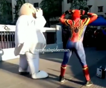 Bailoteo de Estúpido y Sensual Spiderman vs Dr Simi se vuelve viral