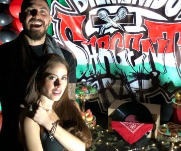 La picarona sesión de fotos de Ignacia Michelson y Sargento Rap