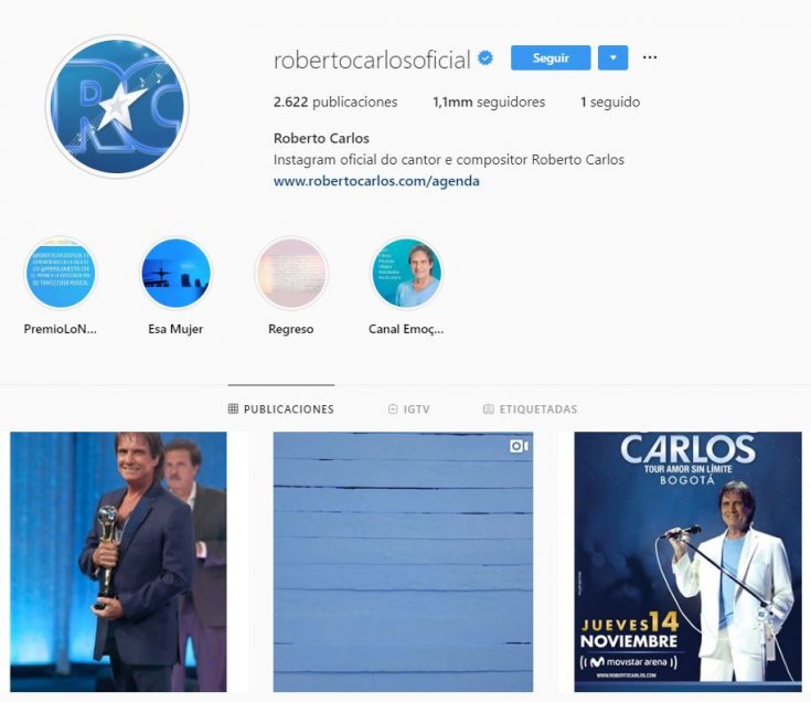 Roberto Carlos Instagram