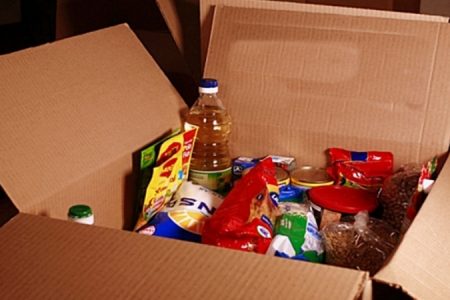 Cajas de alimentos