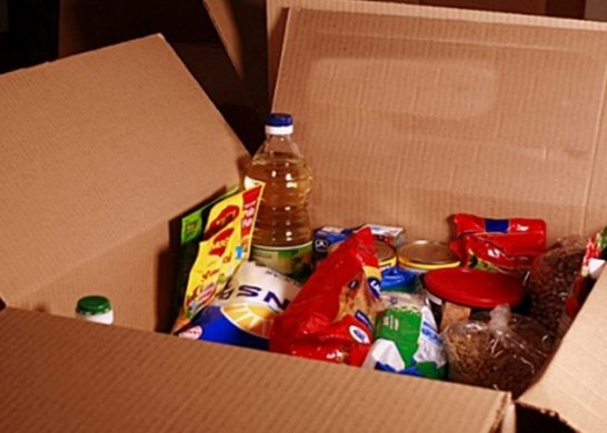 Cajas de alimentos