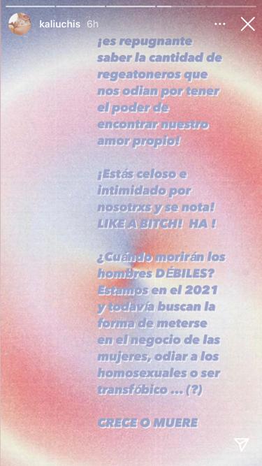 Comentarios Kali Uchis. (Fuente: @kaliuchis)