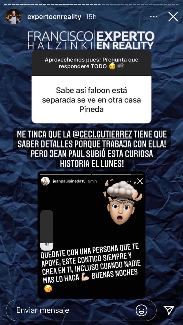 Murió la flor?: Se rumorea quiebre entre Jean Paul Pineda y Faloon Larraguibel — Radio Corazón Murió la flor?: Se rumorea quiebre entre Jean Paul Pineda y Faloon Larraguibel — Radio Corazón