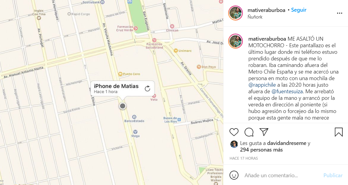 Periodista Matías Vera - Instagram