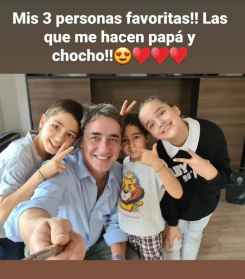 Jose Luis Repenning Con Sus Hijos