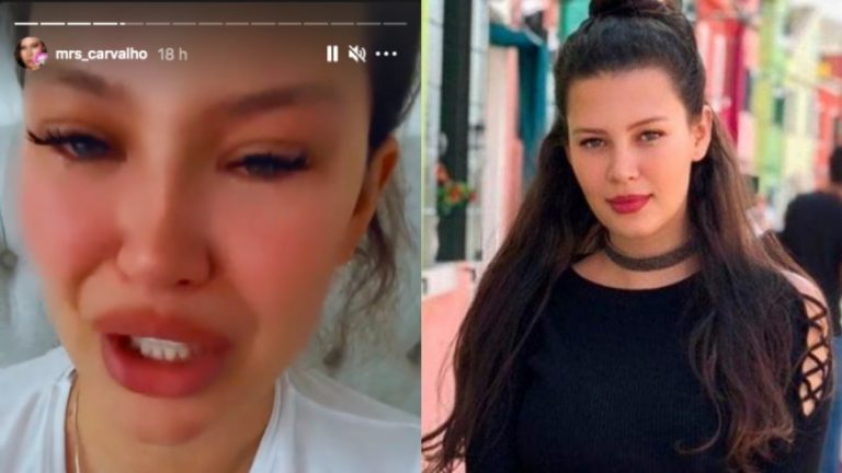 Michelle Carvalho Llorando