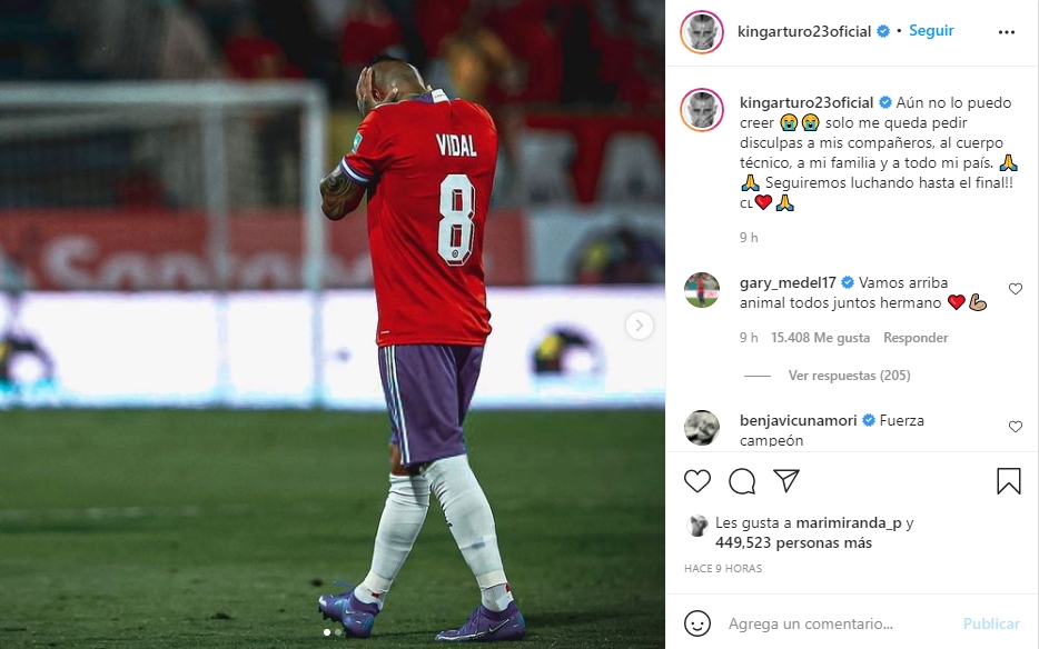 Arturo Vidal Instagram