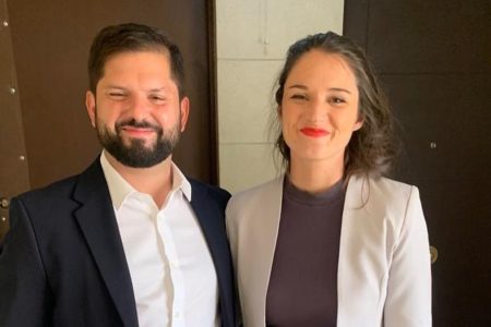 Gabriel Boric Irina Karamanos