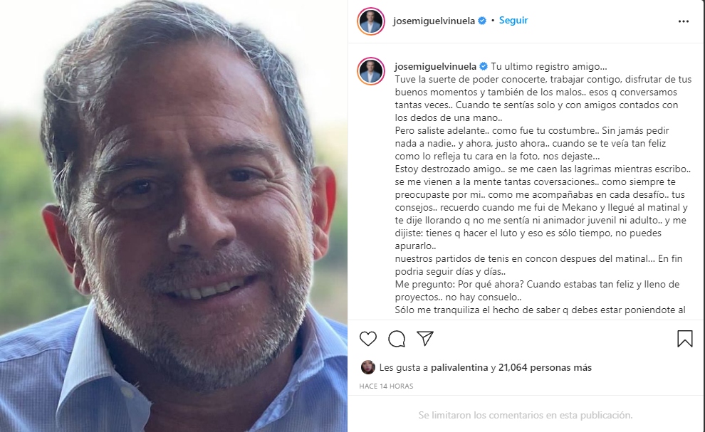 Instagram José Miguel Viñuela