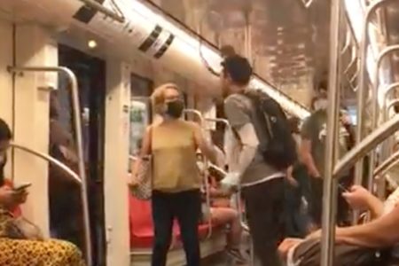 Agresión en el Metro