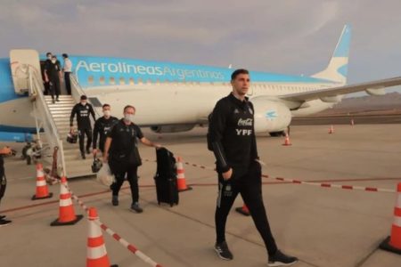 Argentina vs. Chile / periodista argentino