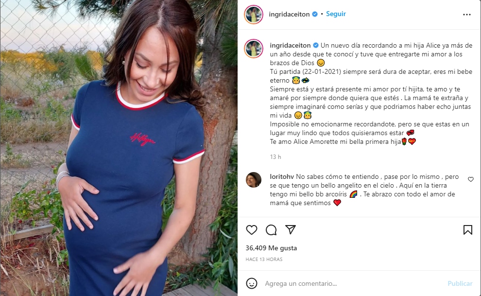 Ingrid Aceitón Instagram Hija