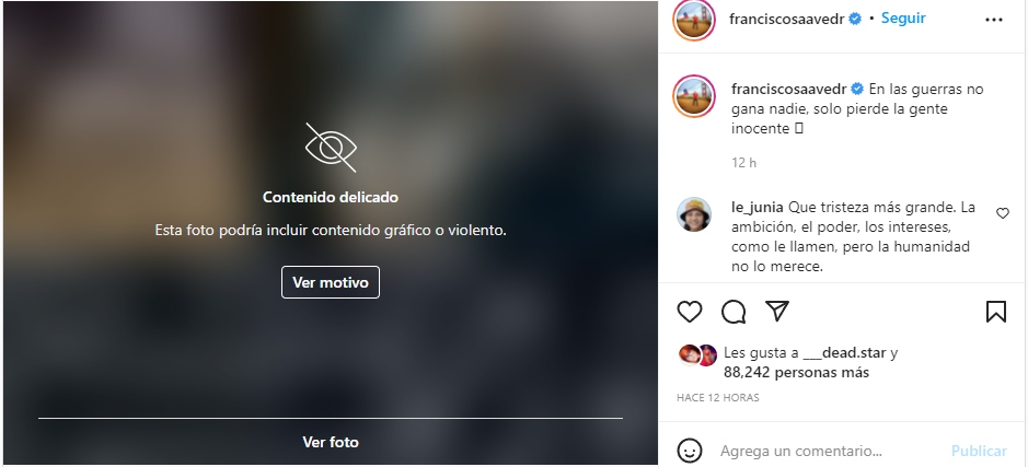 Instagram Pancho Saavedra