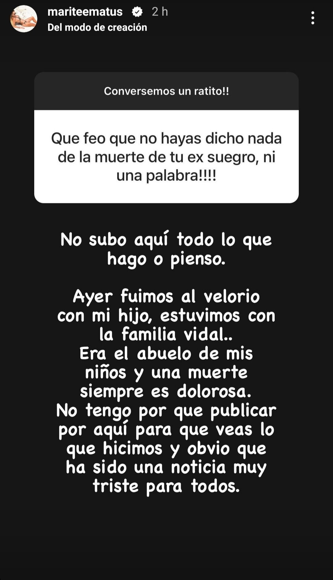 Instagram Marité Matus