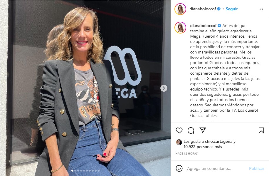 Instagram Diana Bolocco