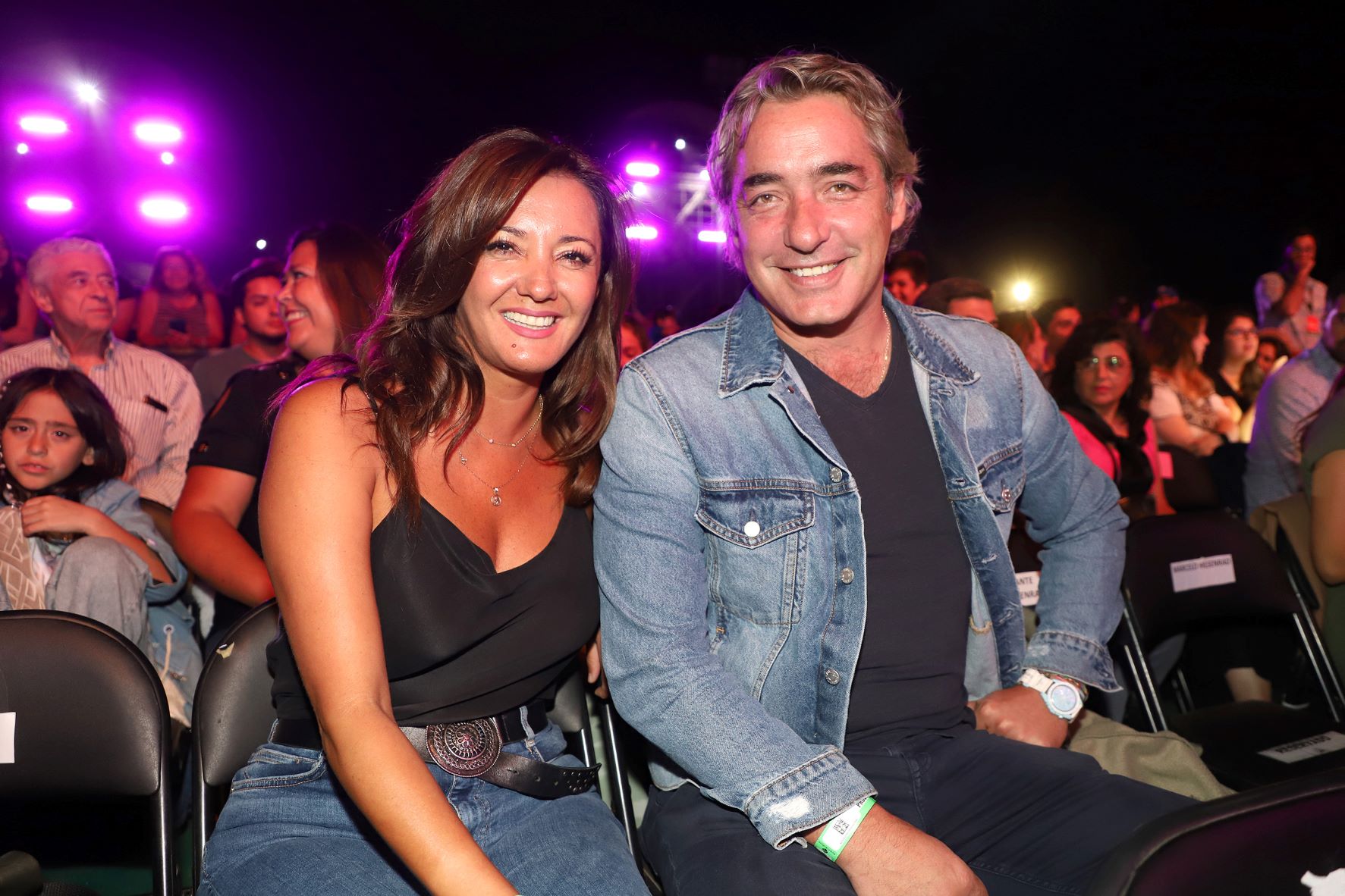 Priscilla Vargas y José Luis Repenning en el Festival de Las Condes