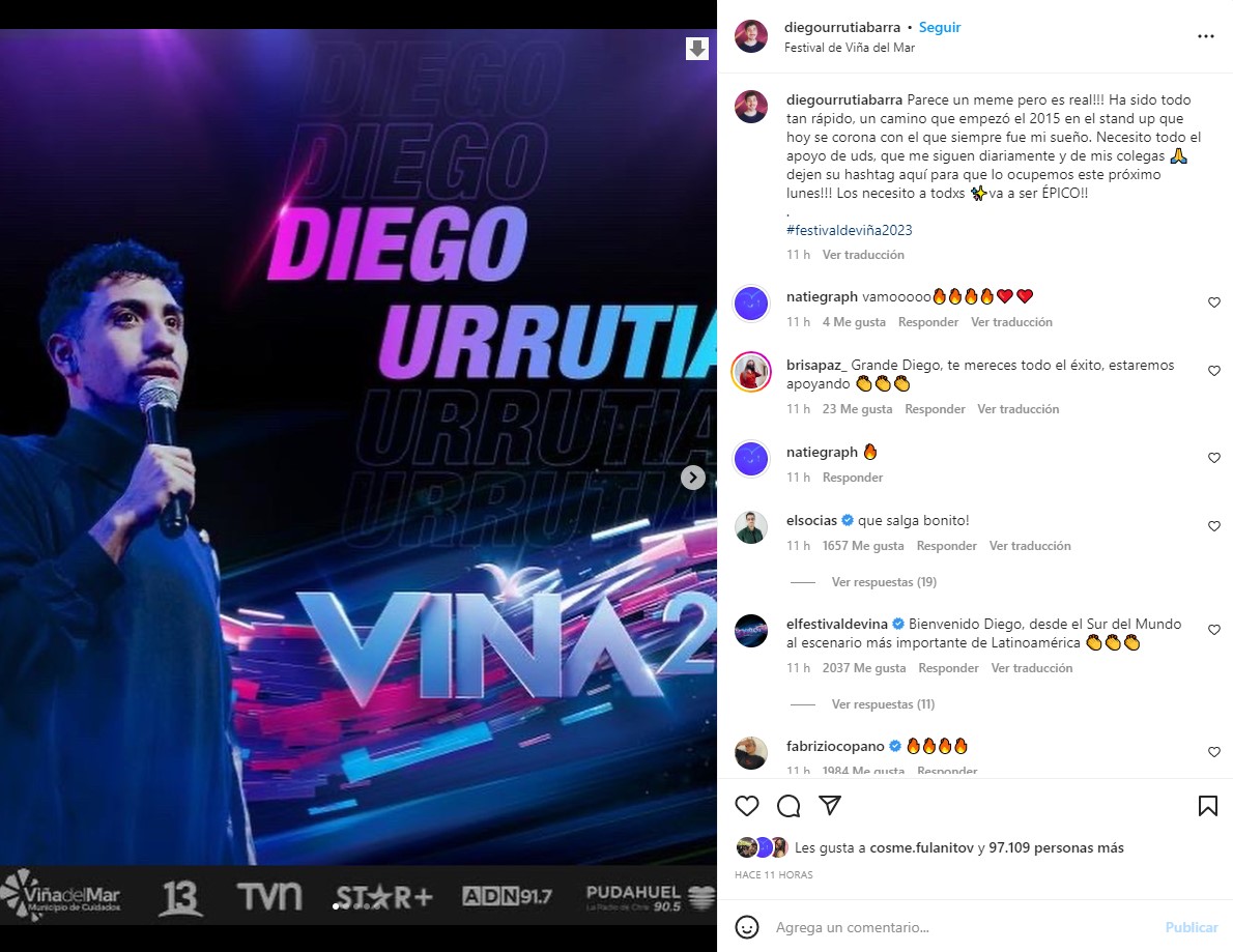 Instagram Diego Urrutia