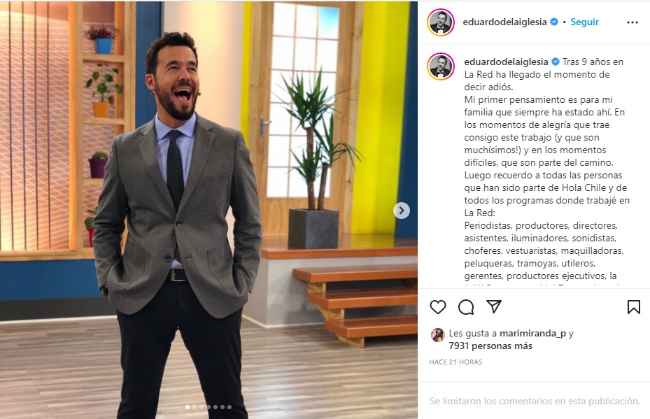 Instagram Eduardo De La Iglesia