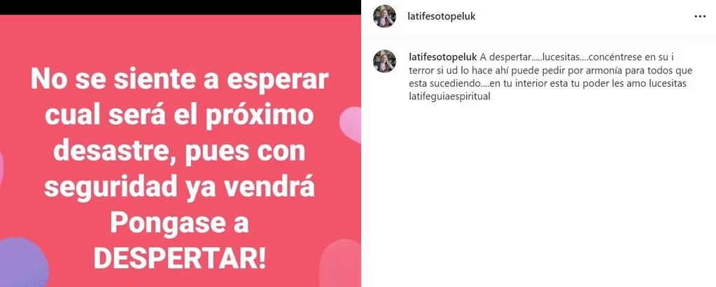 Instagram Latife Soto