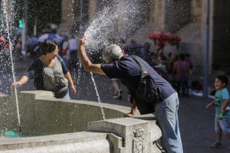 Ola De Calor En Santiago