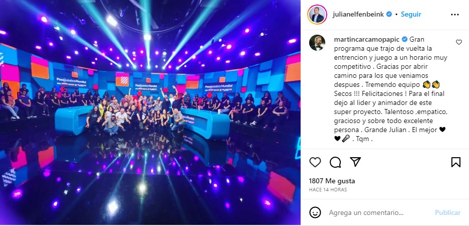 Instagram Julián Elfenbein