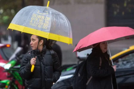 Lluvia En Santiago Día Del Padre