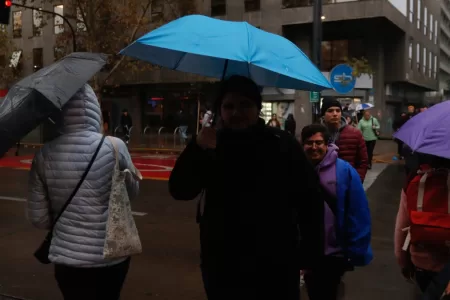 Lluvia En Santiago Días Junio