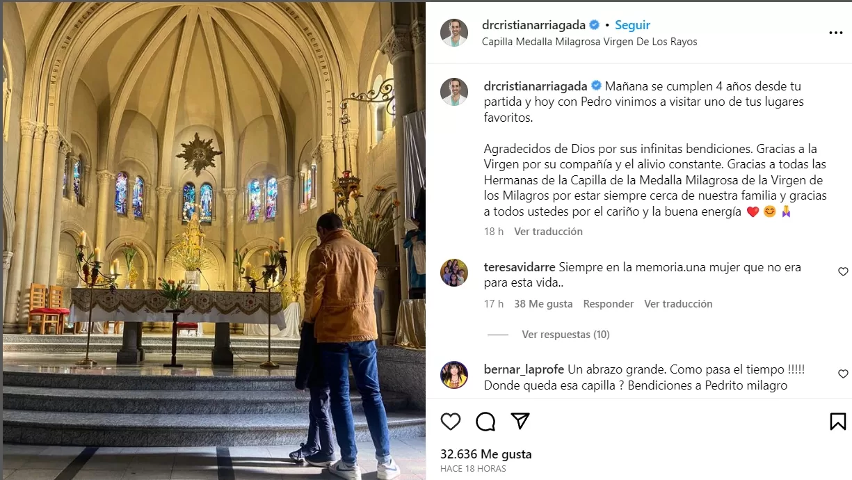 Instagram Cristián Arriagada