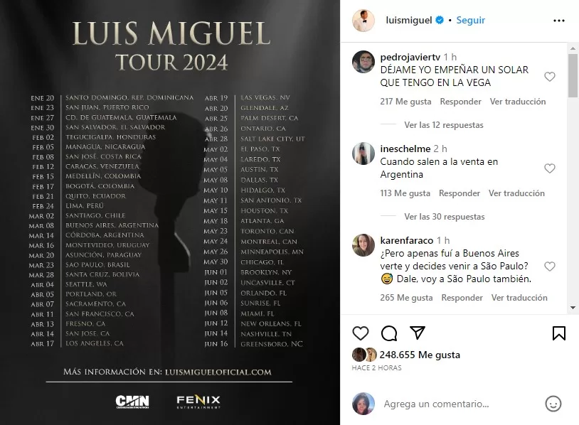 Instagram Luis Miguel 1