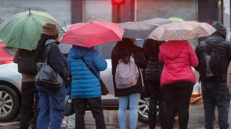 Lluvia En Santiago Intensidad Sistema Frontal