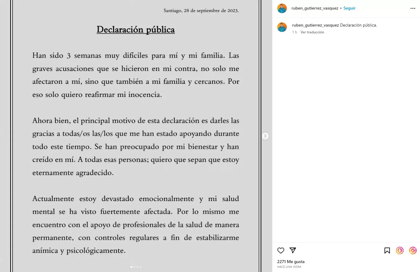 Instagram Rubén Gutiérrez