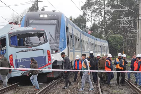 Accidente Microbús Tren