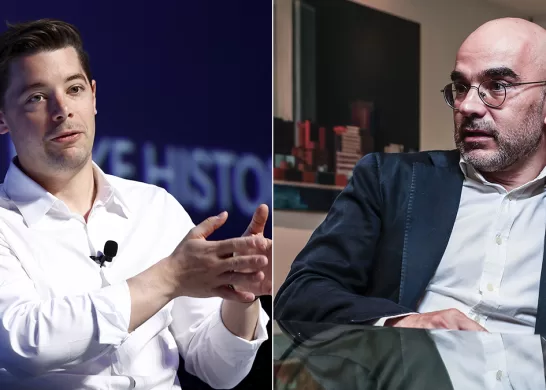 Brad Lightcap Y Carlos Núñez.