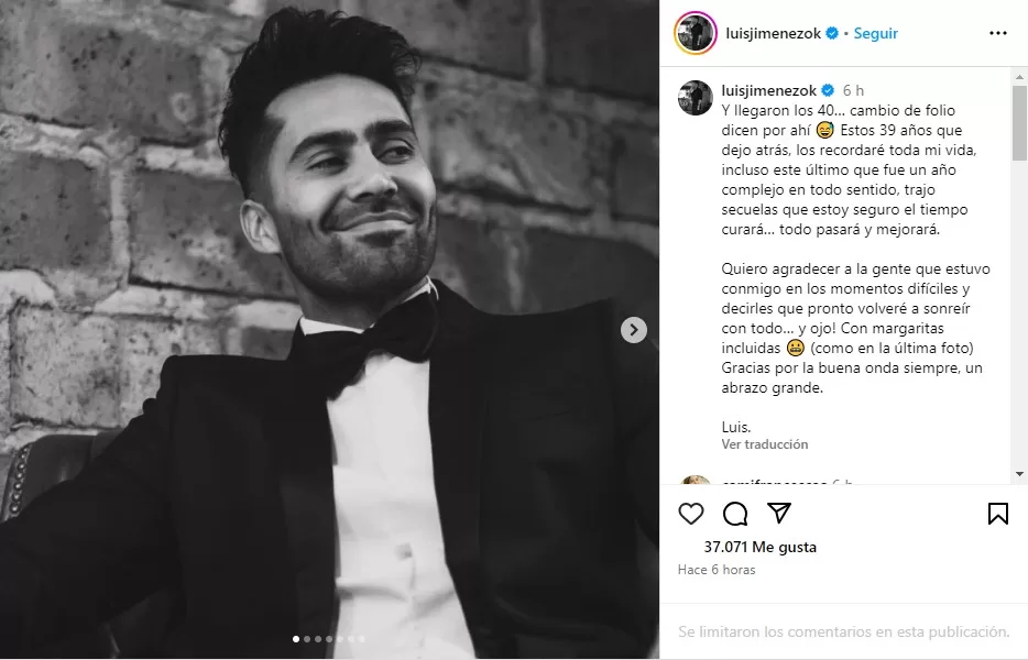 Instagram Luis Jiménez