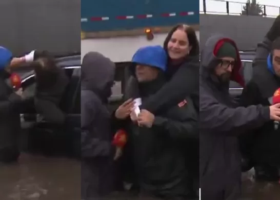 Periodista Salva Mujer Buenos Días A Todos