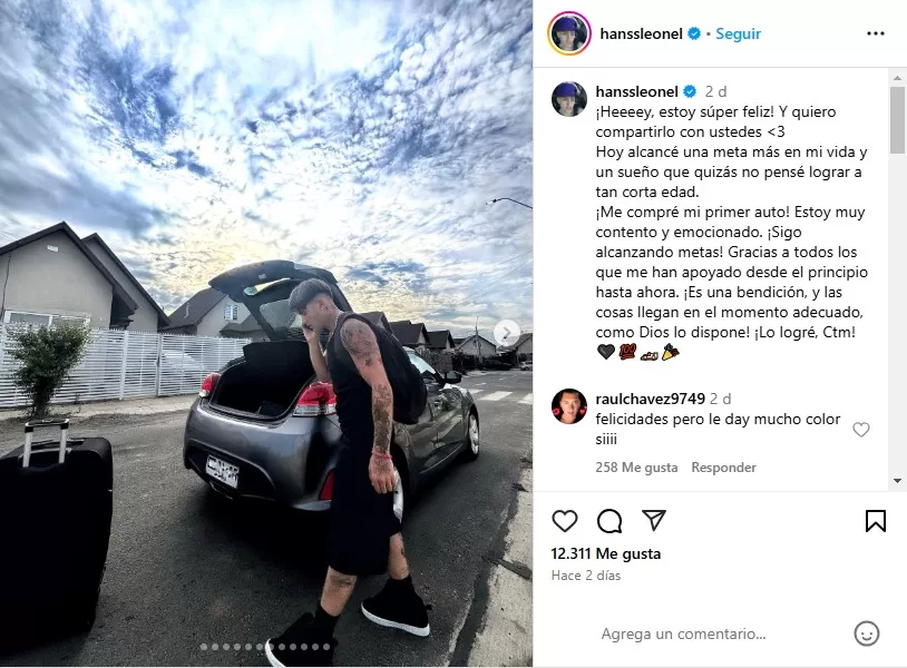 Instagram Hans Leonel