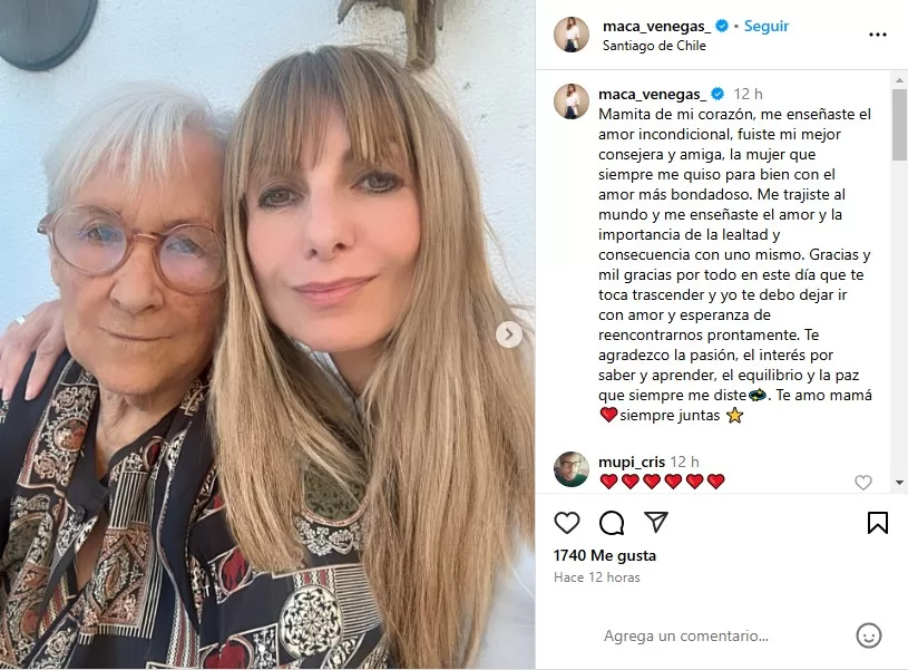 Instagram Macarena Venegas