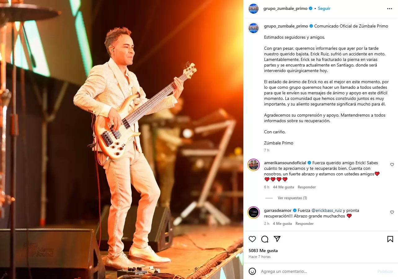 Instagram Zúmbale Primo