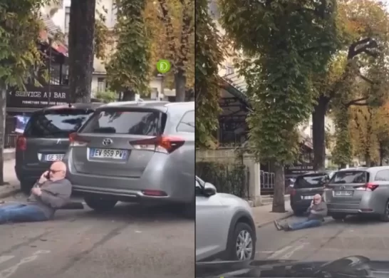Adulto Mayor Guarda Estacionamiento