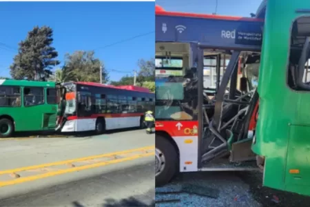Choque De Micros En Maipú