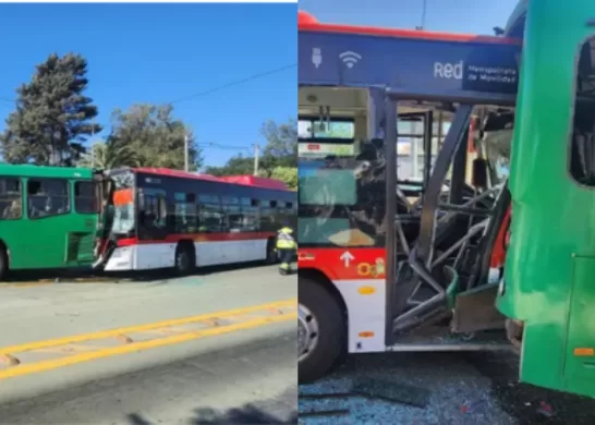 Choque De Micros En Maipú