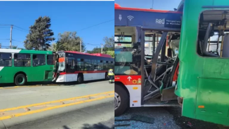 Choque De Micros En Maipú