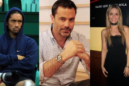 Felipe Camiroaga   Marcelo Ríos   Kenita Larraín