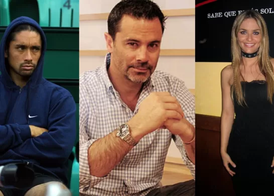 Felipe Camiroaga   Marcelo Ríos   Kenita Larraín