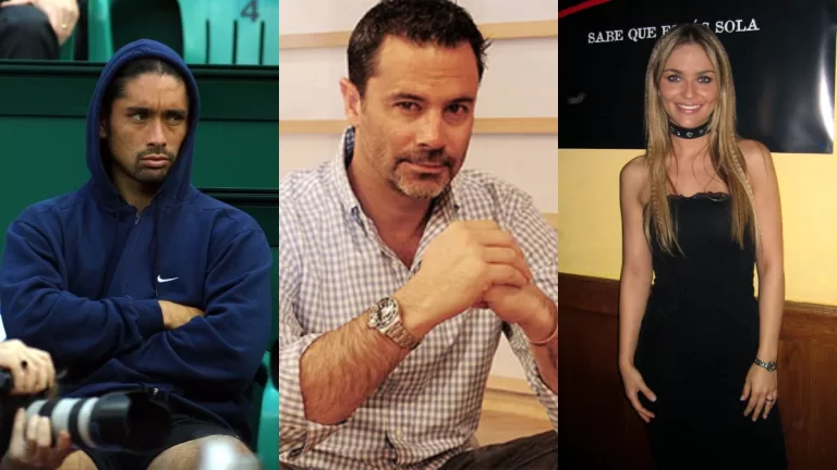 Felipe Camiroaga   Marcelo Ríos   Kenita Larraín