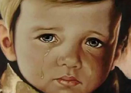 Cuadro Del Niño Que Llora