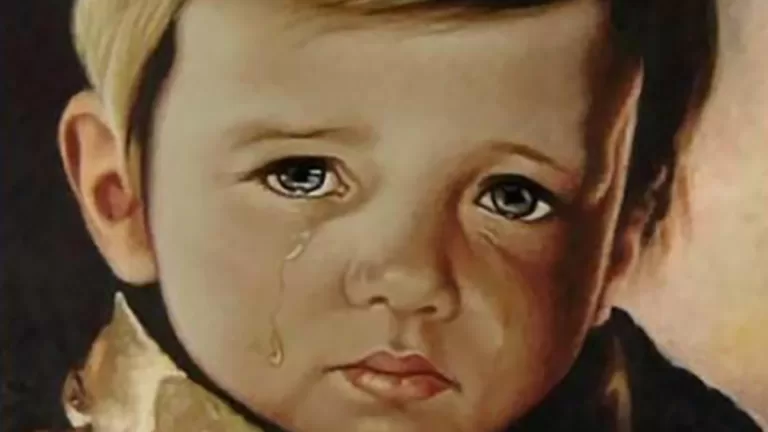 Cuadro Del Niño Que Llora